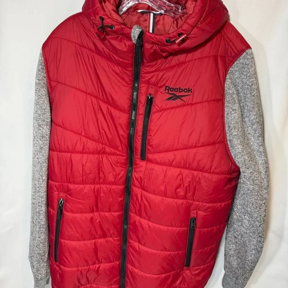 Reebok Men's Red Gilet